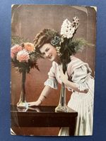 Alte Ansichtskarte, 1909 Sax St. Gallen, Marke! Rarität