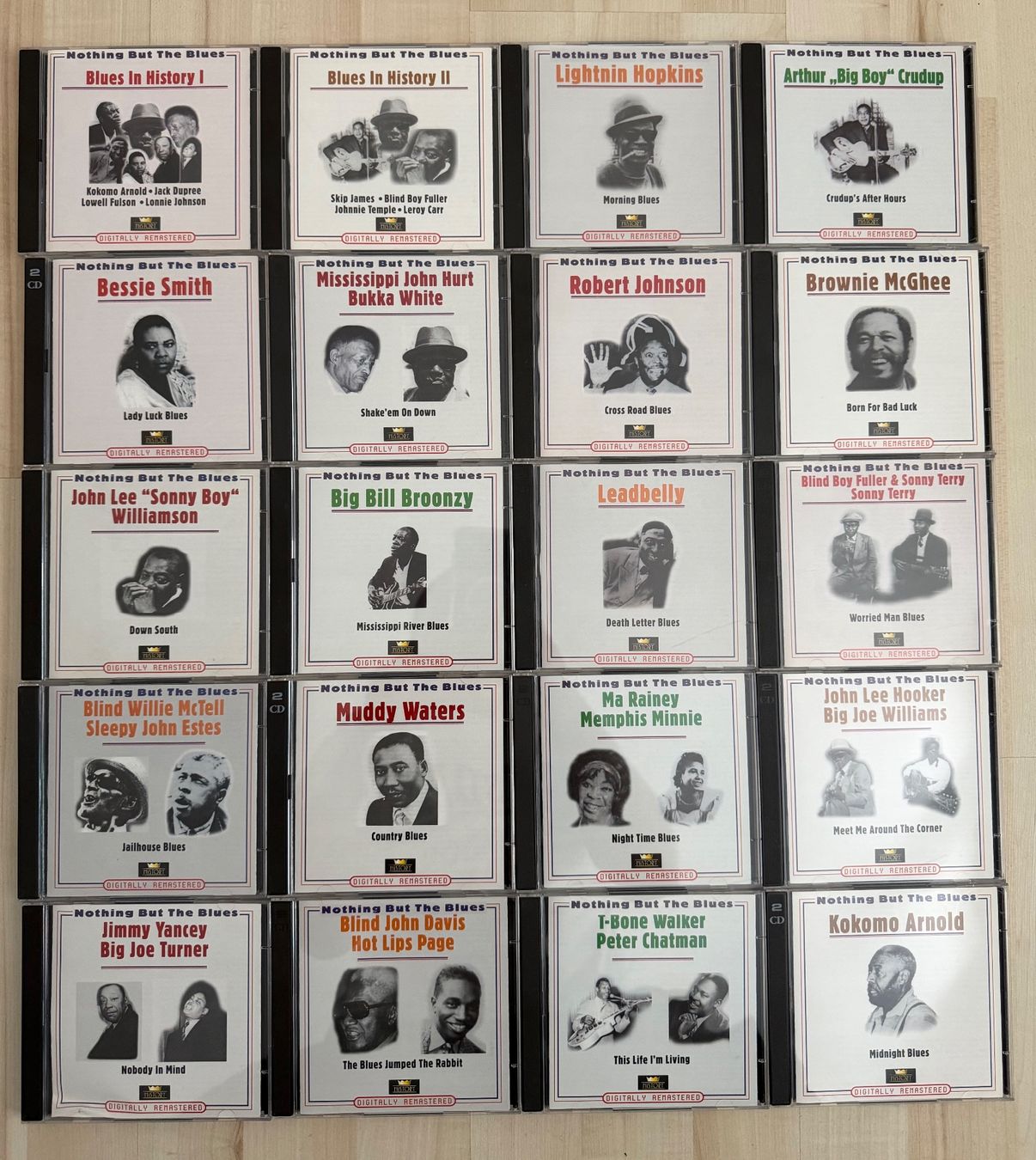 CD: Blues Collection: "Nothing But The Blues" - 40 CDs! – Usato da Altstätten SG venduto da sheamus 5