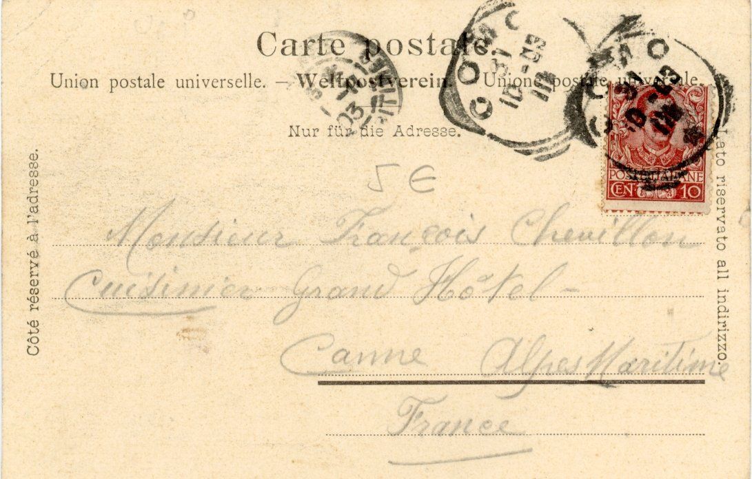 Cartoline postali: Göschenen   UR   -    Berg "Ruh"       um 1903 – Usato da Brig venduto da Valcards54 1