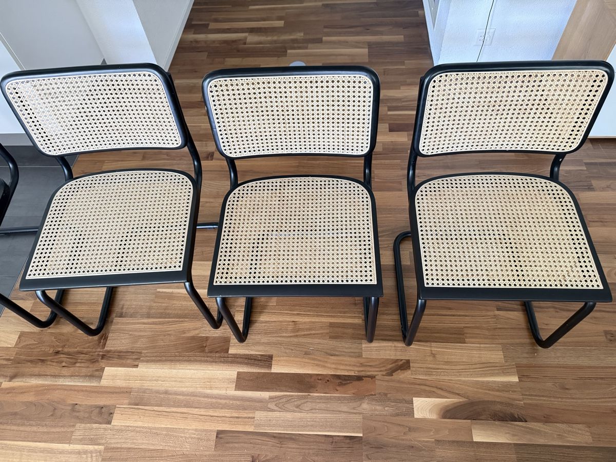 Johann Jakob Chaises: 4 Freischwinger Stuhl  – D'occasion à Wilen b. Wil par Archella83 4