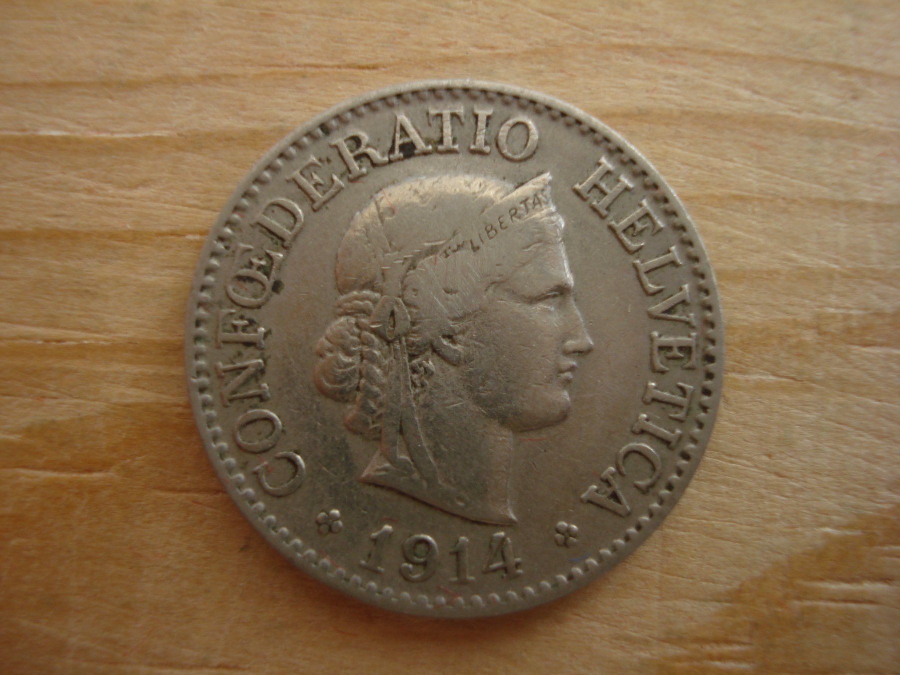 Tutti le monete: (S1) 10 Rappen 1914 – Usato da Erlach venduto da Net-Coins