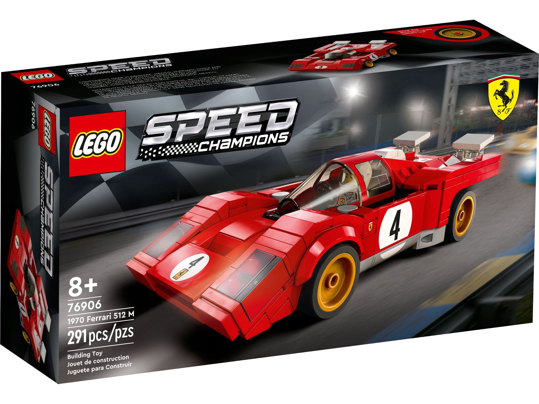 Lego Kit di costruzioni: 76906 1970 Ferrari 512 M – Nuovo e nell'imballaggio originale da St. Gallen venduto da brickli