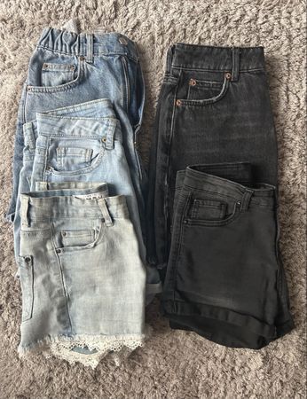 Kleiderpaket Damen Jeans Shorts/ Rock, Grösse 34-36