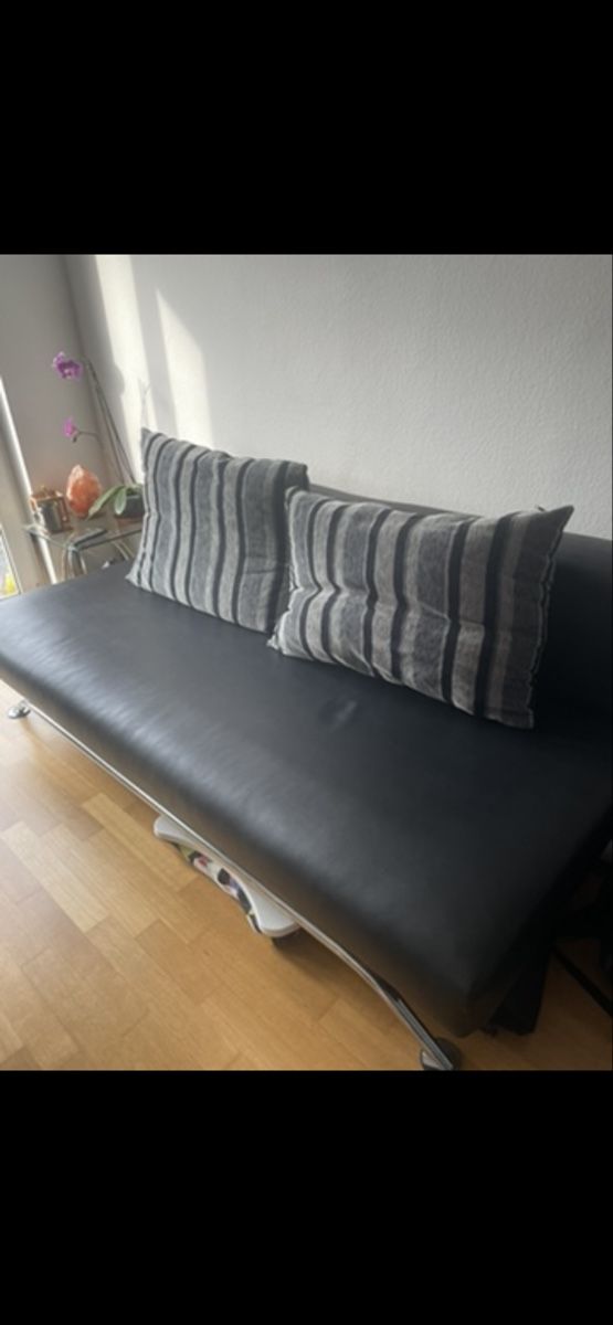 Sofas: Leather Sofa Bed - Perfect for Compact Living! – D'occasion à Zürich par andrei4three 3