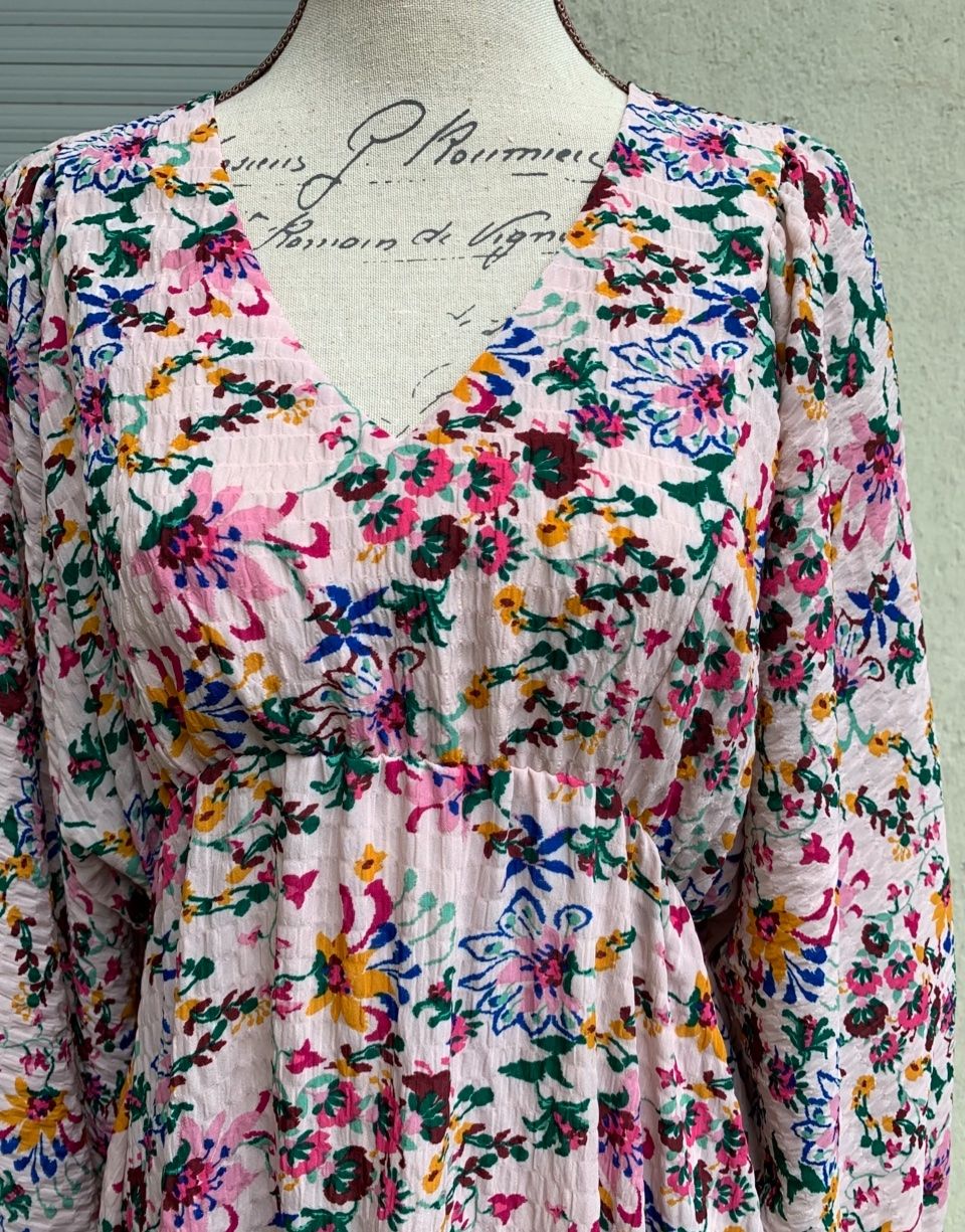Promod Kleider: Superbe robe à fleurs PROMOD manches oversize amples t.M – Neu (gemäss Beschreibung) aus Martigny von only__you 3