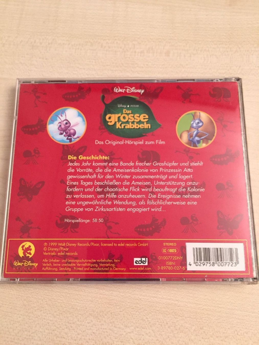 CD: Das grosse Krabbeln - Soundtrack – Usato da Rüti ZH venduto da alumedien 1