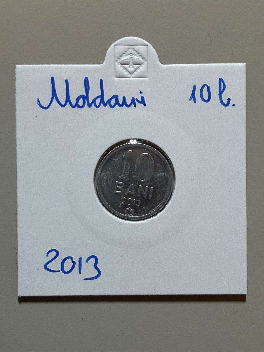 Alle Münzen: Moldavie - 10 bani - 2013  – Gebraucht aus Payerne von Mike1682