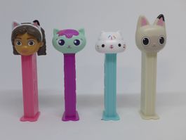Pez Spender Set, Gabby's Dollhouse, 4 Stück, Neuwertig