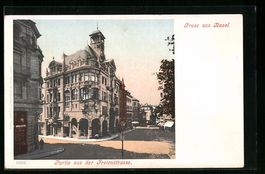 AK Basel, Partie aus der Freienstrasse
