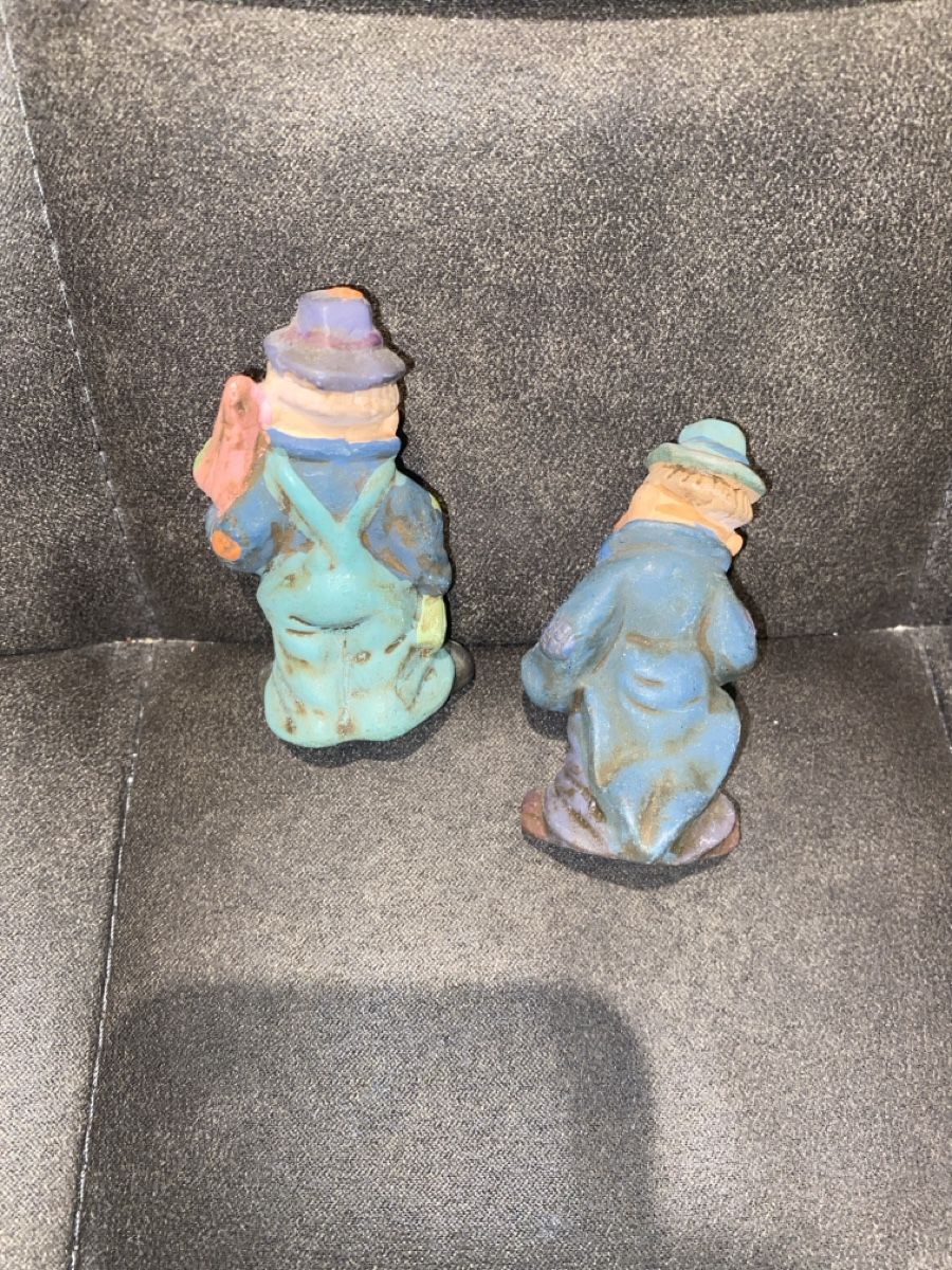 Statuette: Vintage Clown Figuren Set, handbemalt – Usato da Wettingen venduto da vpr_9gz6 1