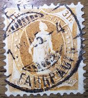 Stehende Helvetia 72E Kat. 40.-