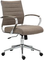Office chair, height-adjustable and swivelling