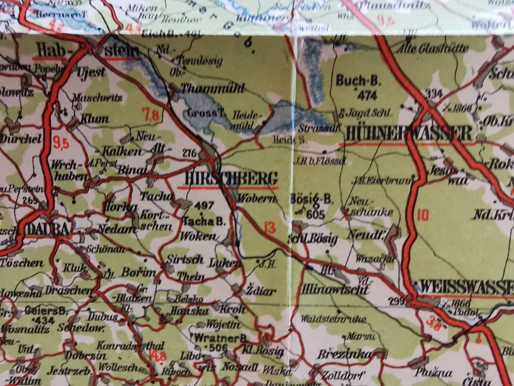 Cartine & Atlanti: Continental Strassenkarte 36 Prag – Usato da Richterswil venduto da Milan777 8