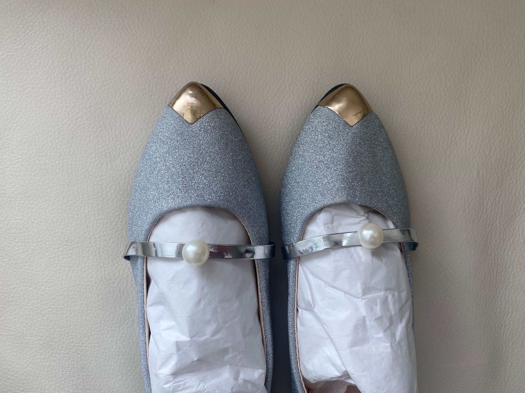 Scarpe da donna: MUST HAVE - edler Damenschuh mit Perle, silber, 39 – Nuovo (secondo la descrizione) da Winkel venduto da ferrari2022 4