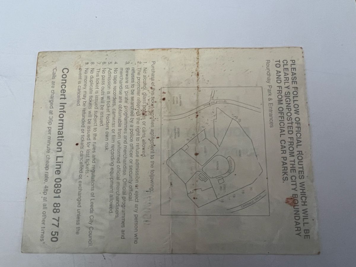 Biglietti: Ticket Concert Michael Jackson  – Usato da Le Lignon venduto da Aladdin67 1