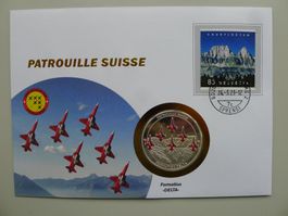 2023, Patrouille Suisse Numisbrief "Formation DELTA"