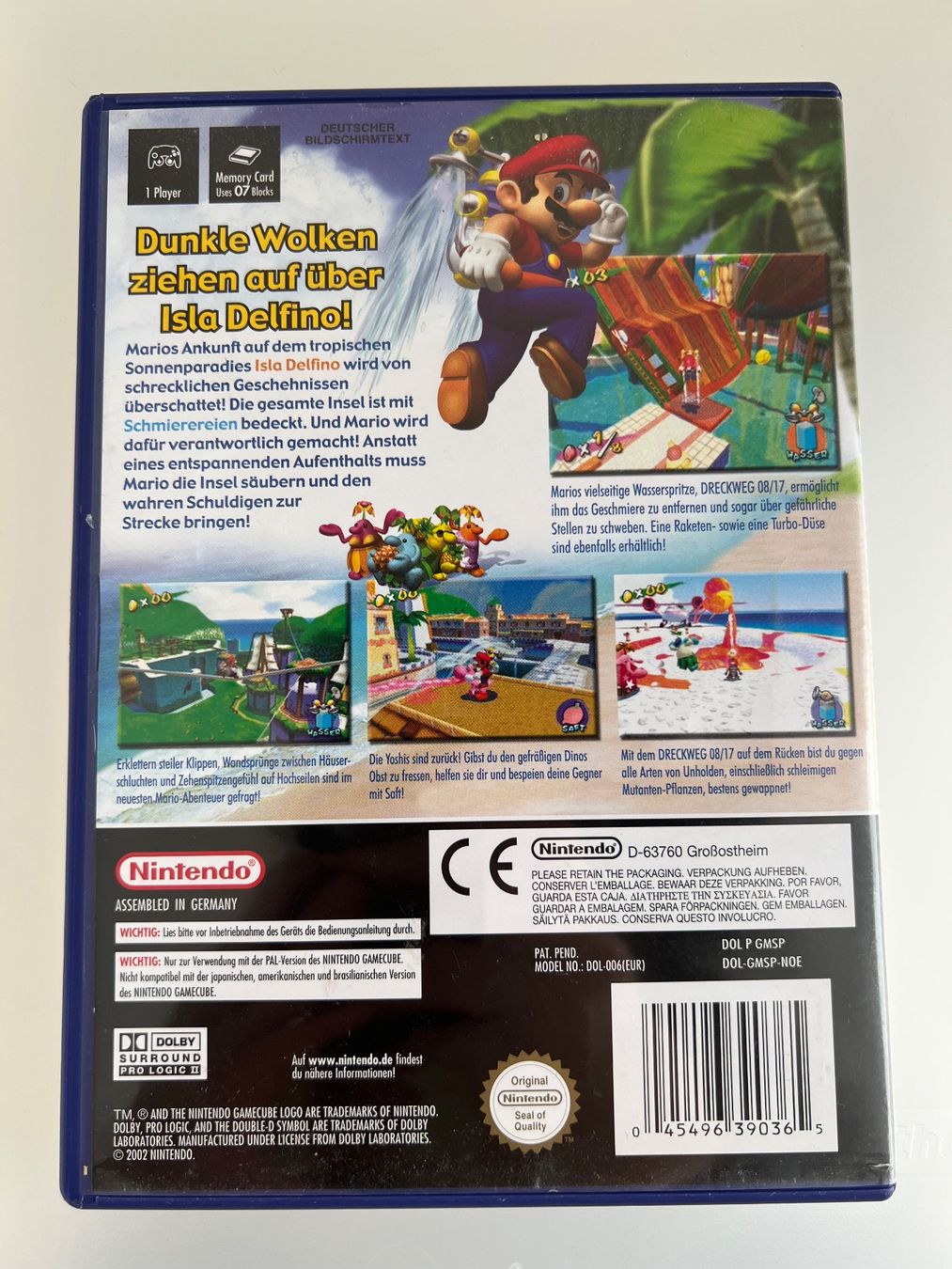 Nintendo Giochi: Nintendo Gamecube Super Mario Sunshine – Usato da Uttigen venduto da sonorsonic 1