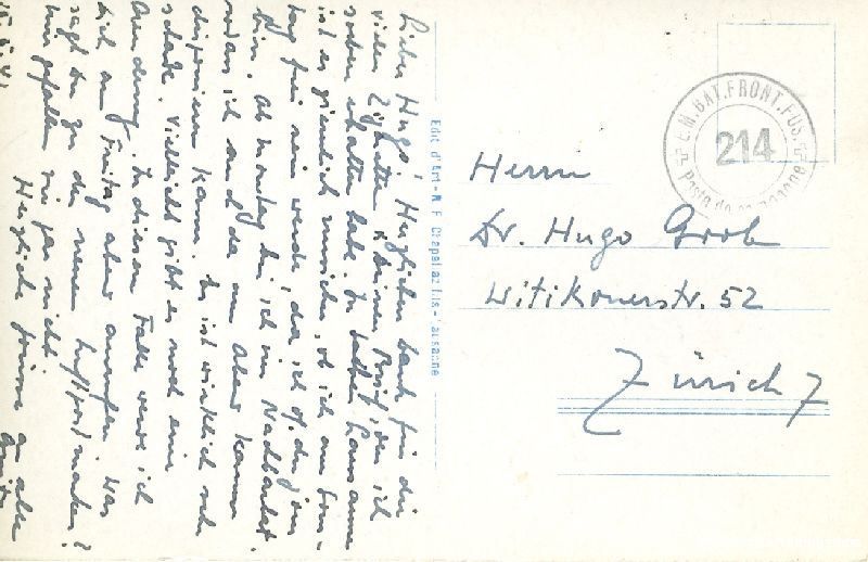 Cartoline postali: Romainmôtier + 1941 Feldpost – Usato da Emmenbrücke venduto da teestube 1