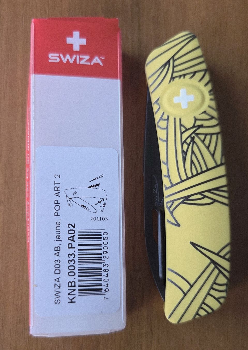 Swiza Coltelli tascabile: Swiza POP ART 2 – Nuovo e nell'imballaggio originale da Nidau venduto da Limite15 3