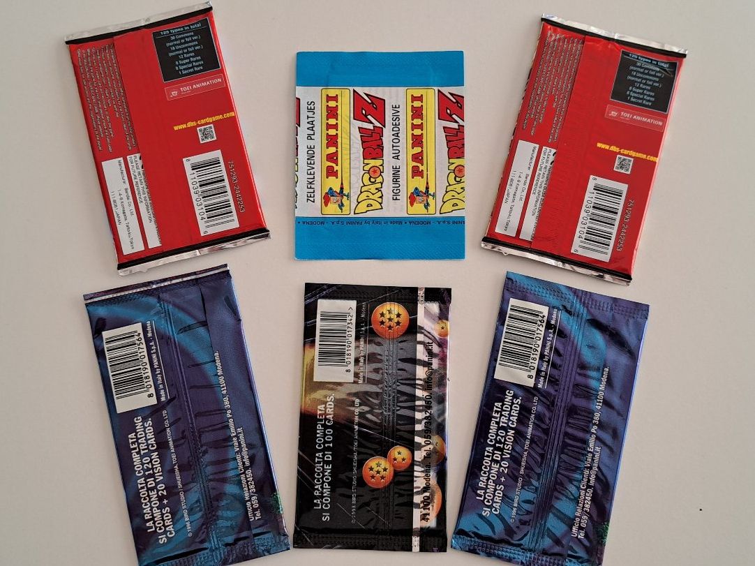 Panini Carte collezionabili: 6 Stk. Dragon Ball Trading Cards & Sticker Pack – Nuovo (secondo la descrizione) da Reiden venduto da Zizki 1