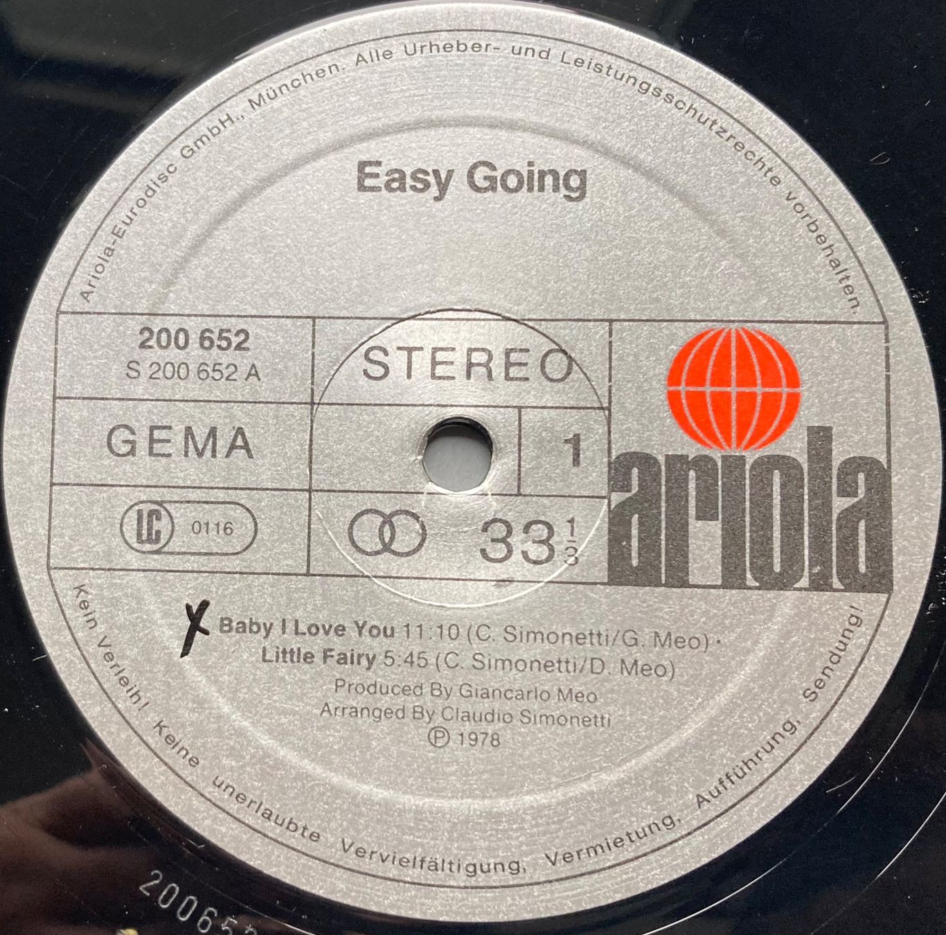 Schallplatten: EASY GOING - EASY GOING – Gebraucht aus Poliez-Pittet von Newtown-Records 2