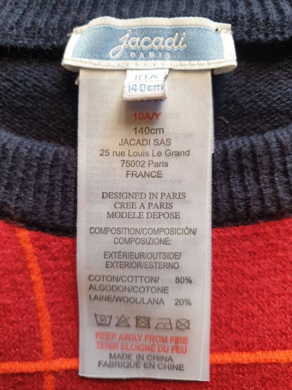 Jacadi Maglioni & Felpe: Pullover Jacadi  149cm, 80%Bamwolle, 20%Wolle – Usato da Zürich venduto da yoarg 2
