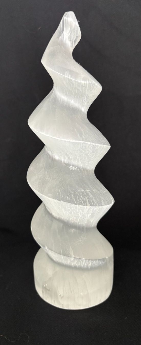 Pierres précieuses: Selenit Spirale Turm  - Höhe 18 cm – Neuf (Voir description) à Rheinfelden par sabine0101