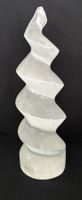 Selenit Spirale Turm  - Höhe 18 cm