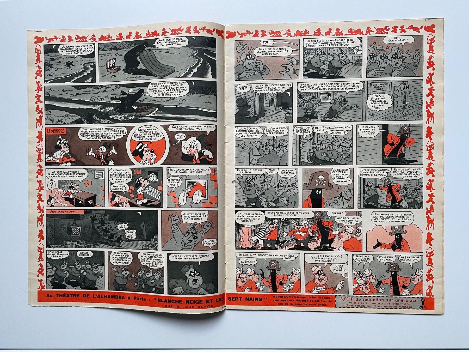 Fumetti: Micky Maus Comic: Le Journal de Mickey No 767 von 1967 – Usato da Baar venduto da bricksandmore 3