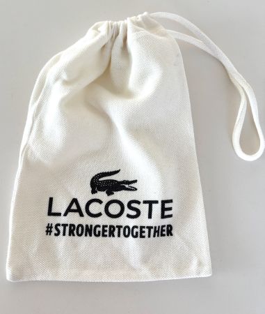 LACOSTE Stoff- Accessoires Beutel Dustbag - 16 x 23 - NEU
