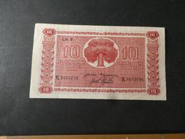 Finnland 1945, 10 Markaa