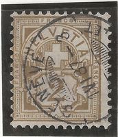 GENEVE 01.06.87 auf Zu#58a-Mi#50x Vollstempel [10B10]