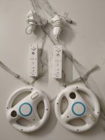 Nintendo Wii Set: 2 Controller & 2 Lenkräder, Top Zustand!