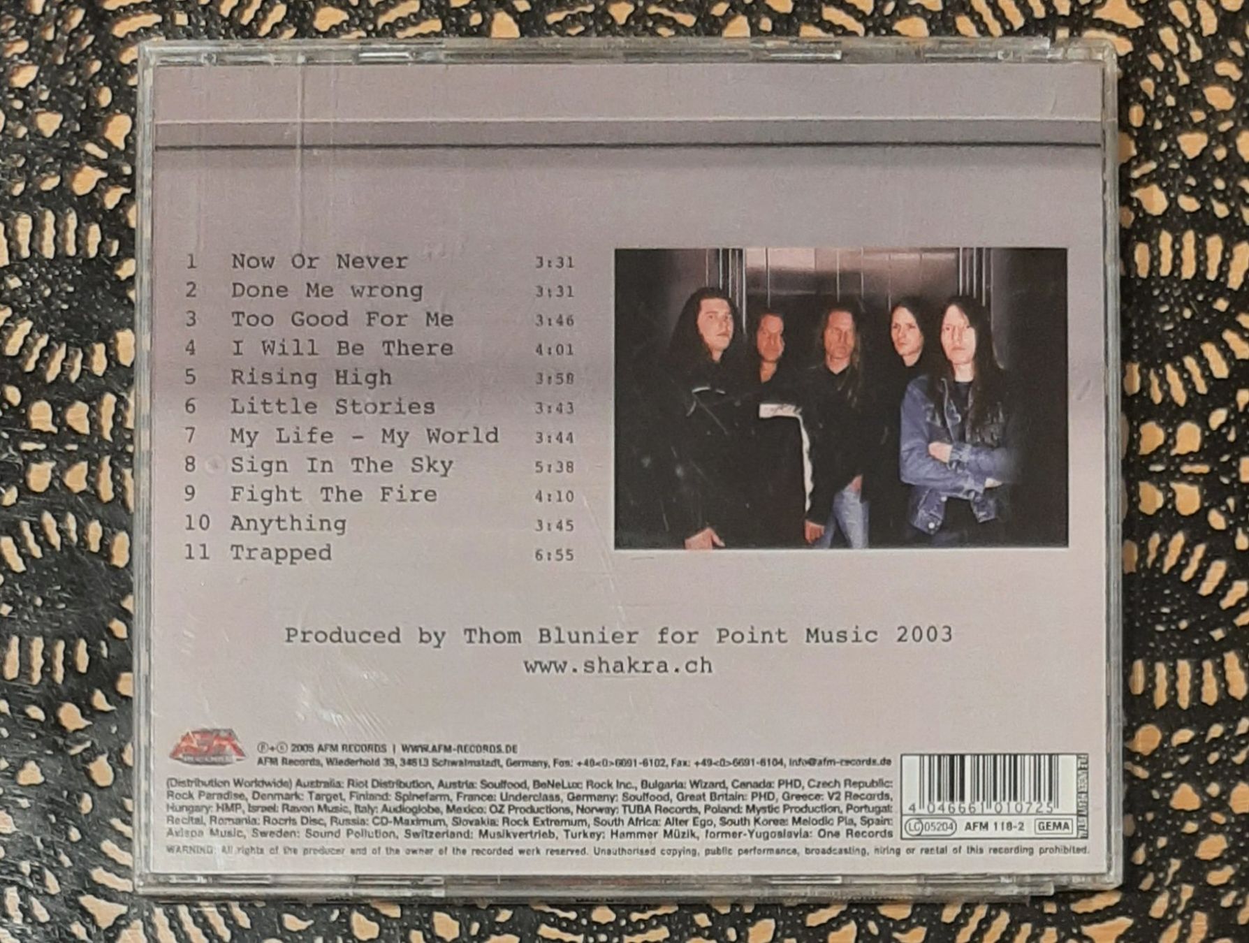CDs: Shakra - Rising, CH Hardrock CD Album 2003 – Gebraucht aus Schönenberg TG von Gregolino76 1