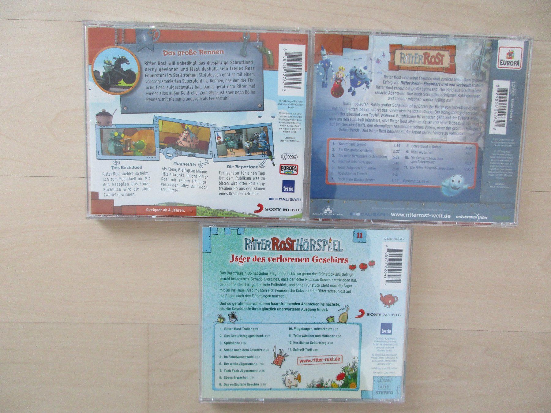 CDs: 3x Ritter Rost / Hörspiel CD – Neu (gemäss Beschreibung) aus Gossau SG von Black-Queen 1