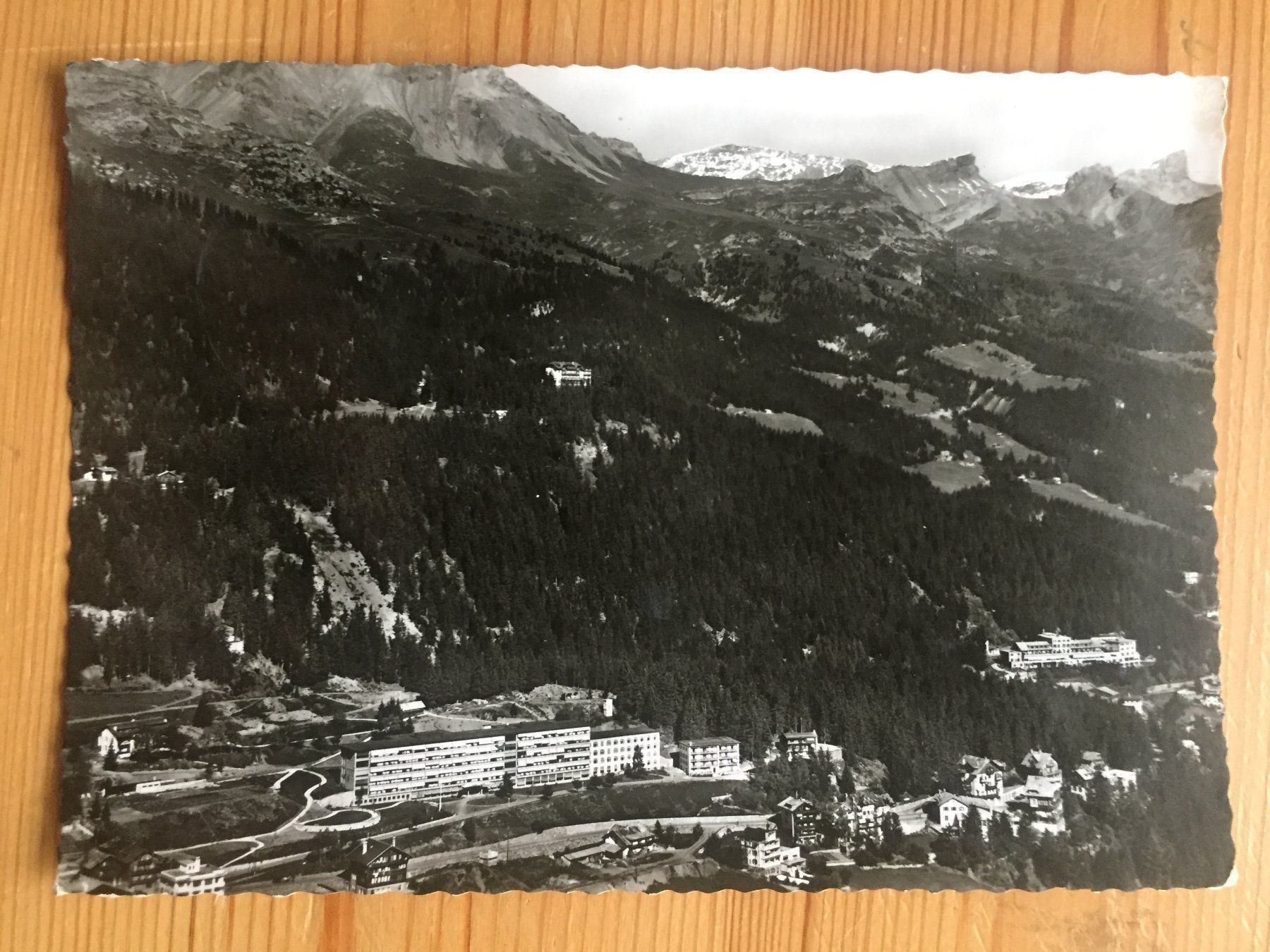 Ansichtskarten: Montana - Heilstätte Bellevue - AK 1952 – Gebraucht aus Oberuzwil von Henri09