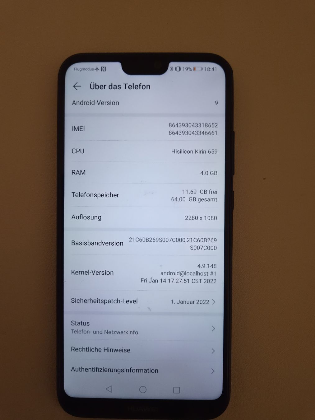 Huawei Portables: Huawei P20 lite – D'occasion à Lömmenschwil par Sbreiti 2