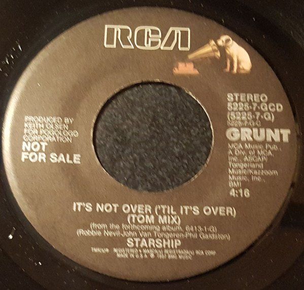 Dischi in vinile: Starship: It's Not Over ('Til It's Over) 7" – Usato da Steinhausen venduto da Vilivinili 1