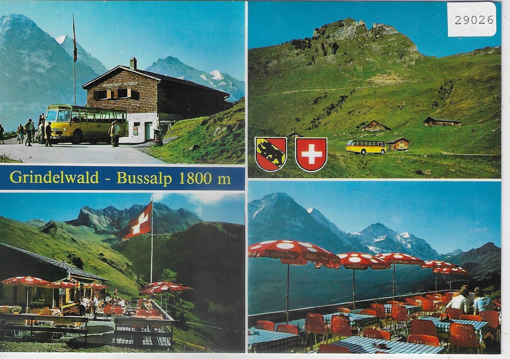Cartes postales: Grindelwald-Bussalp - Postauto – D'occasion à Ettingen par Kartenplanet