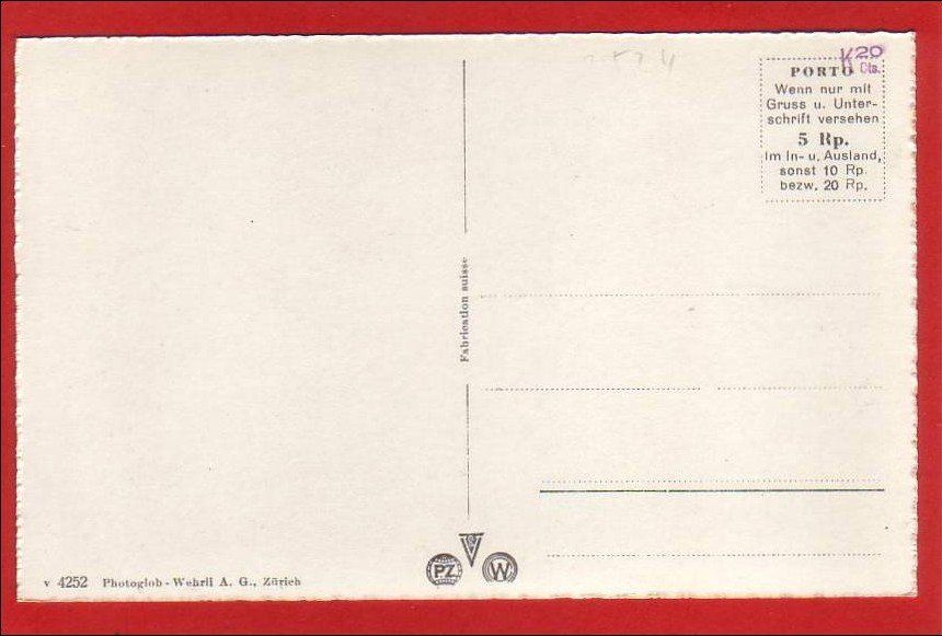 Cartoline postali: WOHLEN – Usato da Grüningen venduto da Kartenlaube 1