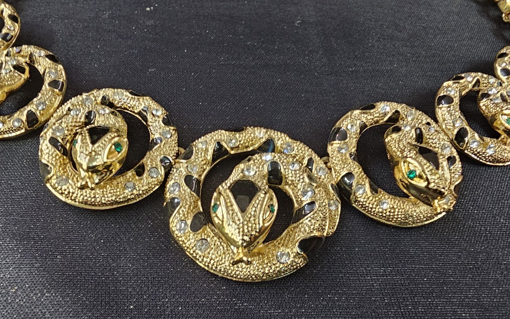 Altri gioielli: Schlangen-Collier, Gold-Optik, Ohrclips, Halskette – Nuovo (secondo la descrizione) da Wangen b. Olten venduto da ErikaK06