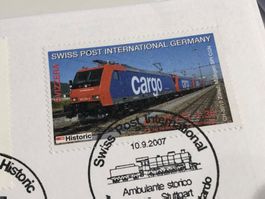 1 verbotener GOTTHARD-BAHNBRIEF  von 2007