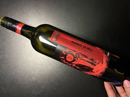 Original AC/DC Cabernet Sauvignon 2011 Flasche (leer)