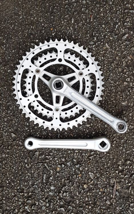 Pédalier Route Impact Double et Compact 9-10v 5 Branches 170 mm 48/38