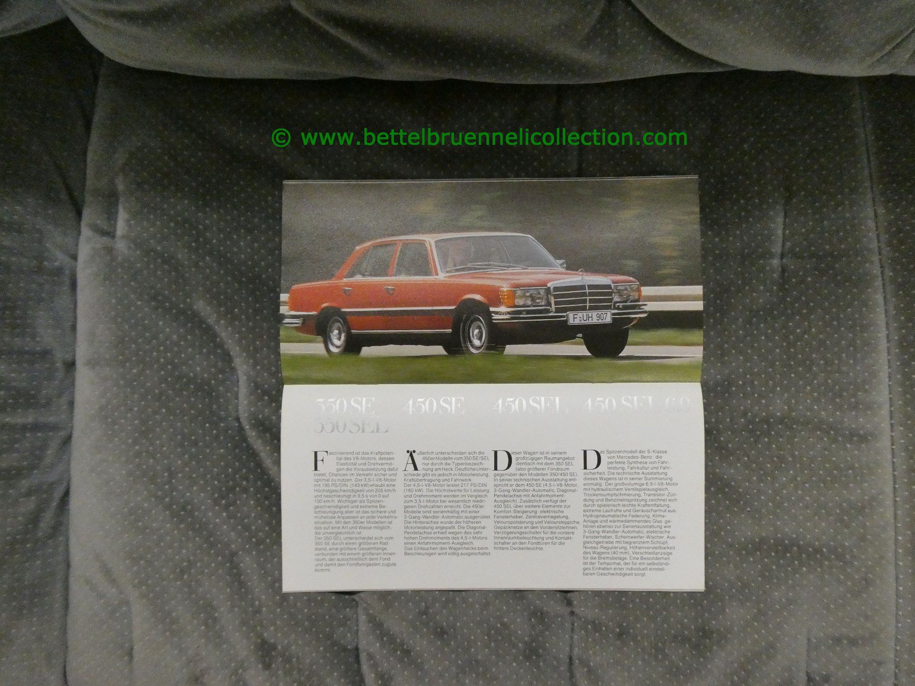 Mercedes-Benz Dokumente: Mercedes-Benz Modellprogramm 1976/09 Prospekt deutsch – Gebraucht aus Weingarten-Kalth von Bettelbruenneli 3