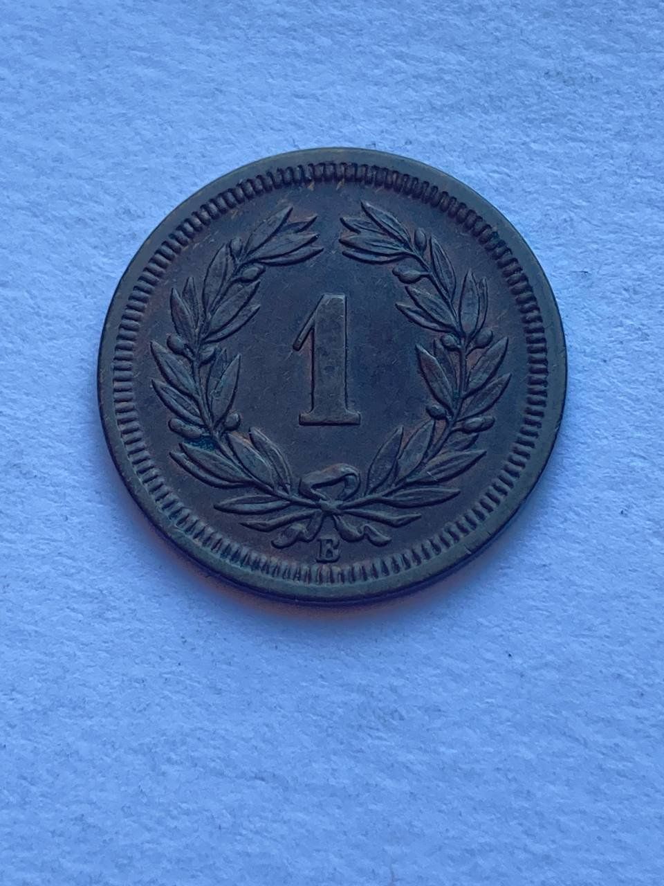 Alle Münzen: Schweiz 1 Rappen 1868 – Gebraucht aus Muralto von manueldisaba01 1