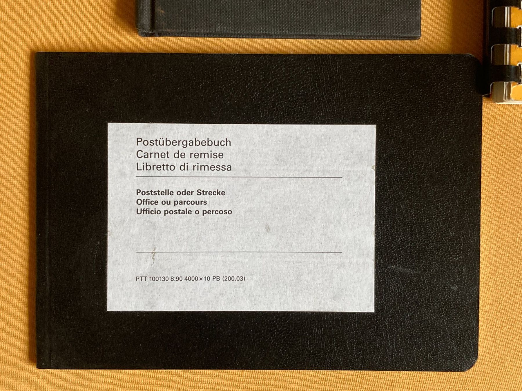 Alle Briefmarken: PTT - alte Formular-Bücher ungebraucht! – Gebraucht aus Buchrain von Blochha 3