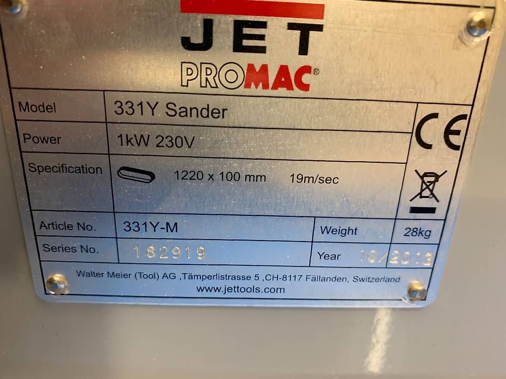 Smerigliatrici & Lucidatrici: Ponceuse à bande / Bandschleifmaschine – Usato da Vicques venduto da Dachmoto 1