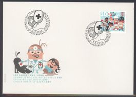 2016, FDC, 150 Jahre Schweizerisches Rotes Kreuz (Nr.1585)