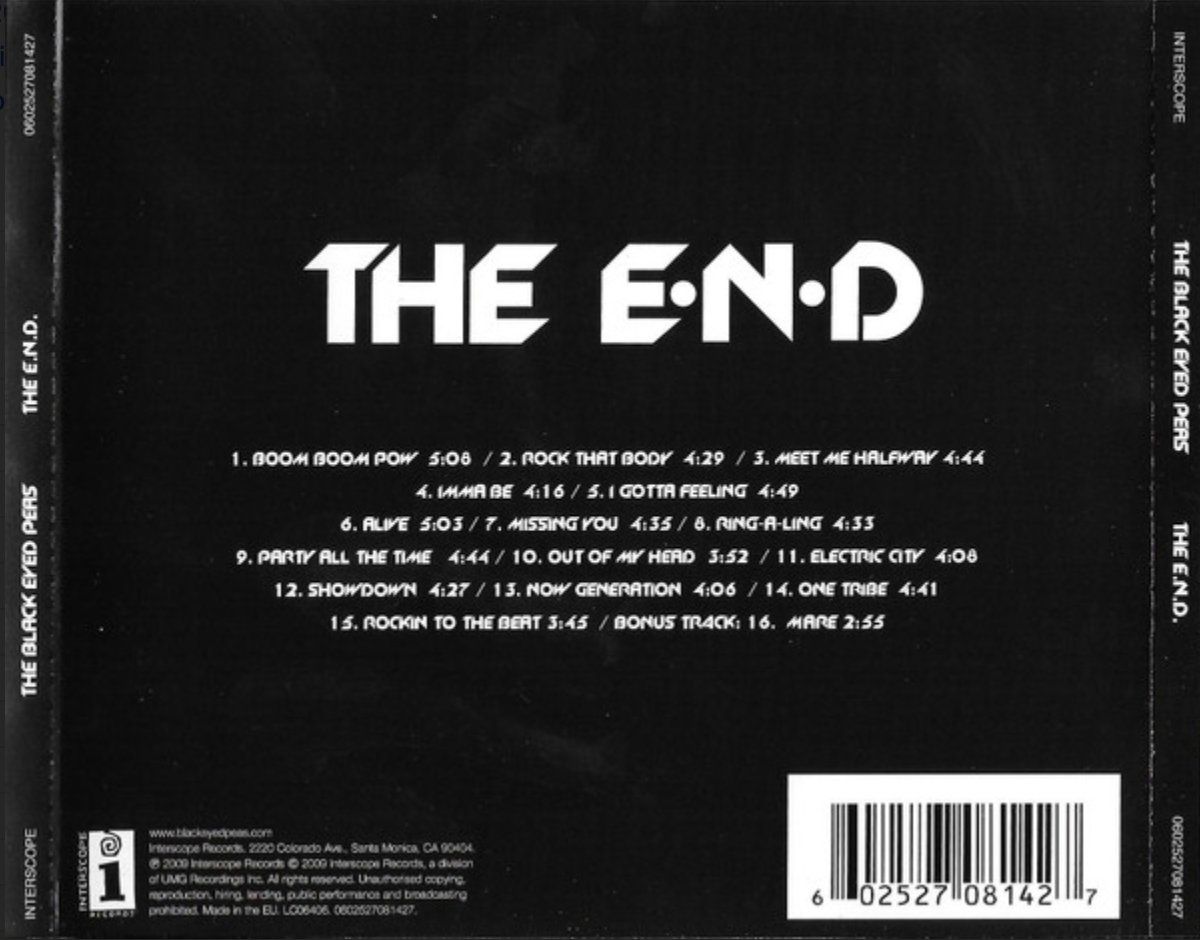 CDs: The Black Eyed Peas - E.N.D. – Gebraucht aus Brunnen von Barfly5 1